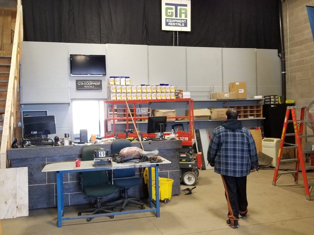 The Burlington shop floor and service counter