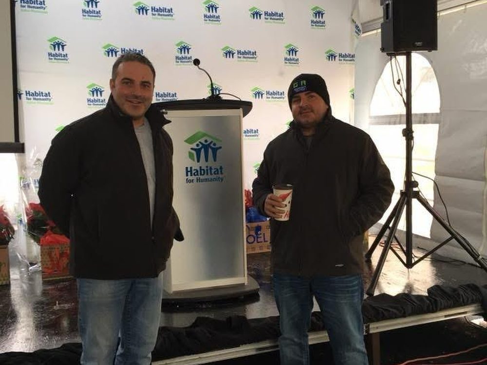 A Habitat for Humanity Halton-Mississauga-Dufferin build