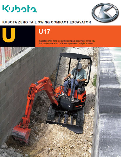 Kubota U17 Brochure
