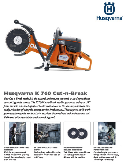 Husqvarna Power Cutter K760